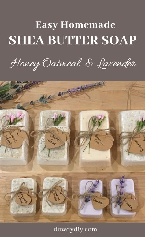 Homemade Soap Gift Baskets, Soap Gift Basket, Lavender Oatmeal, Savon Diy, Diy Soap Bars, Homemade Soap Bars, Easy Soap Recipes, Diy Soap Recipe, Săpunuri Handmade