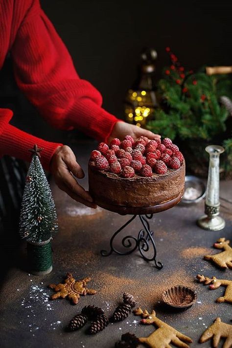 Delicious Christmas cake and reindeer cookies - @gulia_foodstories. #holidaybaking Christmas Food Photography, Holiday Baking List, Christmas Pastries, Gateaux Cake, Chicago Food, Cake Photography, Quotes Inspiring, Butterscotch Chips, Hello Lovely