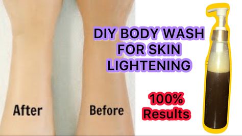 Body Brightening, Diy Body Wash, Natural Body Wash, Skin Lightening, Skin Remedies, Lighten Skin, Diy Body, Natural Body, Beauty Secrets