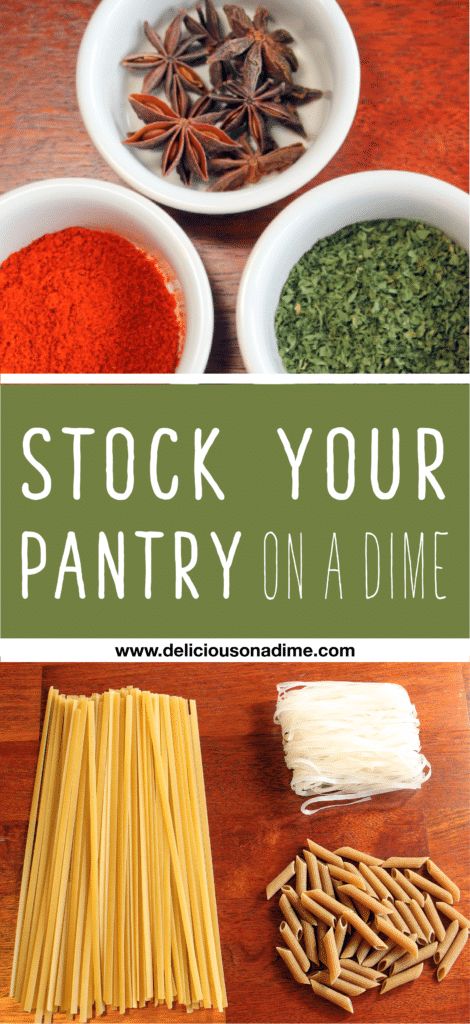 Stock your pantry on a dime - Delicious on a Dime Cheap Meals For Two, Living On A Dime, Bunny Chow, Stock Your Pantry, Whats For Lunch, Cheap Healthy Meals, Healthy Family Meals, Frugal Meals, Budget Friendly Recipes