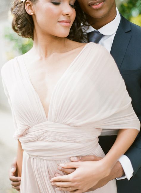 blush pink tulle gown - photo by Greg Finck Photography https://ruffledblog.com/modern-romantic-wedding-in-provence Leila Hafzi, Groom Shoot, Pink Tulle Gown, Greg Finck, Modern Romantic Wedding, Romantic Garden Wedding, Garden Wedding Inspiration, Gown Photos, Romantic Garden