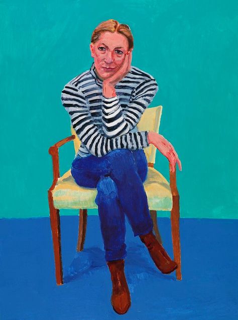 David Hockney, Edith Devaney, 11th, 12th, 13th February 2016 [WSJ 6/24/16] Hockney Portraits, David Hockey, Hockney Paintings, David Hockney Portraits, David Hockney Paintings, David Hockney Art, John Baldessari, Claes Oldenburg, Figurative Kunst