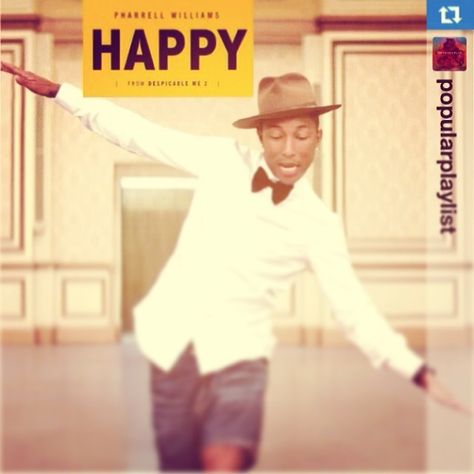 #miuusic #happy #pop #friday #dealclosed #cheers #lucky #loveisallyouneed @popularplaylist with @repostapp Happy Pharrell Williams, Best Party Songs, Happier Lyrics, Pharrell Williams Happy, Happy Birthday Minions, Party Anthem, Party Playlist, Party Songs, Despicable Me 2