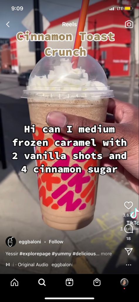 Must Try Dunkin Drinks, New Dunkin Drinks, Dunkin Drinks No Coffee, Dunkin Order Ideas, Dunkin Drink Orders To Try, Dunkin Donuts Order Ideas, Sweet Dunkin Drink Orders, Frozen Dunkin Drinks, Dunkin Donuts Frozen Coffee Order