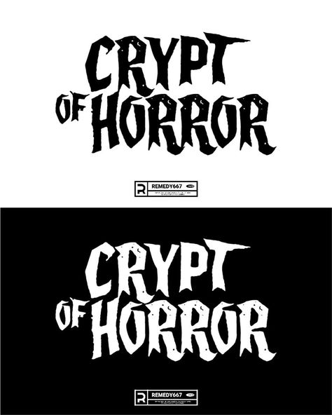 Day 14 - Crypt of Horror Vintage horror font inspired by classic Hammer films. Dracula Cover, Horror Font, Horror Vintage, Hammer Films, Vintage Horror