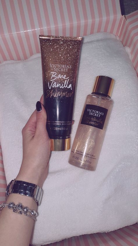 Victoria's Secret Bare Vanilla lotion and body mist Bare Vanilla Lotion, To Smell Like Vanilla, Victoria's Secret Bare Vanilla, Vanilla Lotion, Smell Like Vanilla, Victoria Secret Vanilla, Shimmer Lotion, Victoria Secret Body Spray, Bare Vanilla