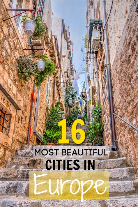 Having visited 25 countries in Europe, I have been lucky to experience many of its enchanting Old Towns firsthand. While the major cities in Europe certainly have plenty to offer to tourists, I wanted to highlight some of my favorite smaller cities as well. Based on my travels across this continent, I have put together a list of the 16 most beautiful cities in Europe! Countries In Europe, History Architecture, European City, Backpacking Europe, Beautiful Cities, Voyage Europe, Cities In Europe, European Destinations, Visit Europe