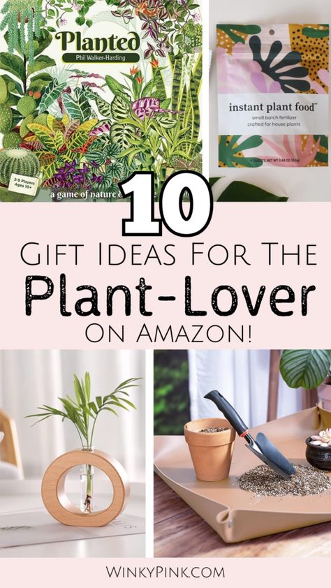 Plant-Lovers Gift Guide: 10 Gift Ideas They Will LOVE! - Winky Pink Gift Ideas For Plant Lovers, I Love Plants, Gifts For Plant Lovers, Terrarium Gifts, Plant Inspiration, Plant Crafts, Love Plants, Diy Xmas Gifts, Ultimate Gift Guide