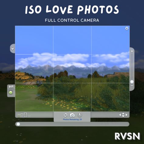 Ravasheen Ios Love Photos Camera Sims 4, Sims 4 Pose Camera, Sims 4 Functional Camera, Full Control Camera Sims 4, Camera Sims 4, Sims 4 Camera Poses, Sims 4 Photography, Photoshoot Camera, Cc Camera