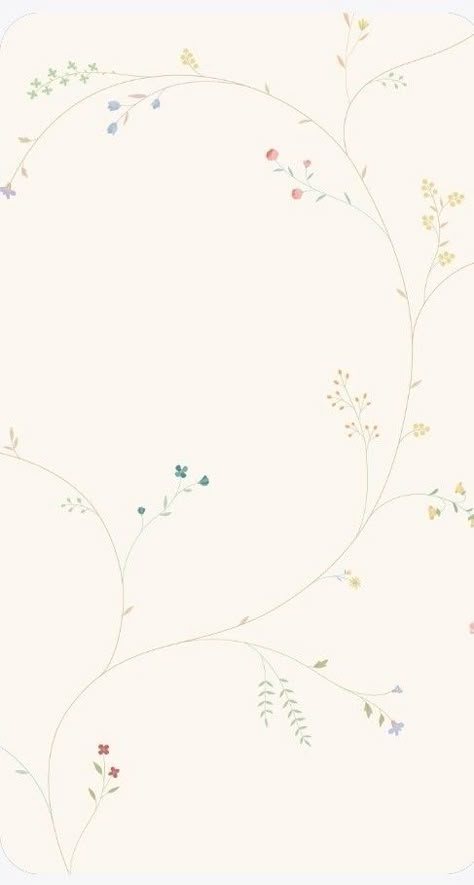 Floral Wallpaper Minimalist, Pastel Flower Wallpaper, Notes Wallpaper, Colored Wallpaper, Minimalist Floral Wallpaper Iphone, Minimal Flower Wallpaper, Floral Backgrounds, Minimal Floral Phone Wallpaper, White Minimalist Wallpaper Floral