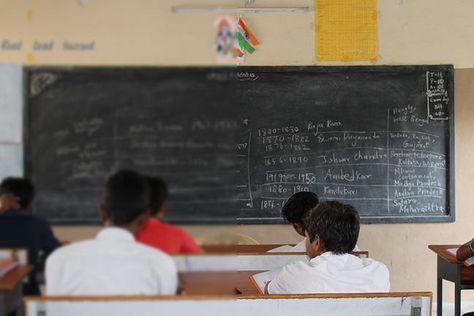 Blurred out writing on a classroom blackboard shows how poor vision can affect learning at school. Classroom Blackboard, Classroom With Students, A Classroom, A Pic, Eye Care, At School, Spectacles, Chalkboard, Give It To Me