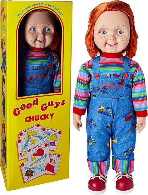 #Childs #Play 2 30 Inch Good Guys #Chucky #Doll | #Spirit #Halloween Toddler Chucky Costume, Good Guys Chucky, Good Guy Doll, Chucky Doll, Bride Of Chucky, Childs Play, Horror Decor, Classic Horror Movies, Classic Horror