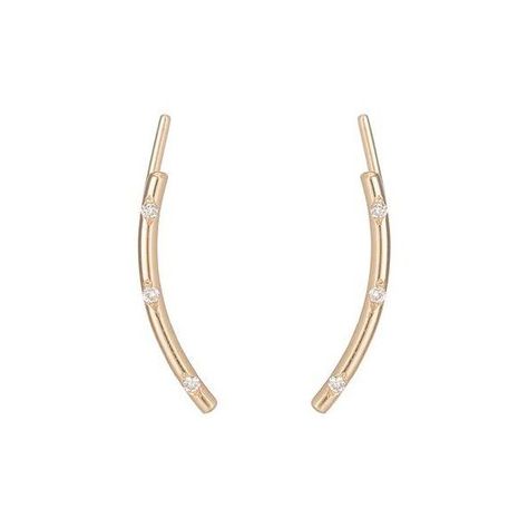 Diamond Arc Ear Climbers ($150) ❤ liked on Polyvore featuring jewelry, earrings, ear climbers jewelry, stud earrings, diamond earrings, diamond jewellery and drop earrings Luxury Minimalist Single Ear Climber, Luxury Pierced Fine Jewelry Ear Climbers, Diamond Single Ear Climber Fine Jewelry, Fine Jewelry 14k Gold Ear Climbers, Luxury Diamond-cut Linear Earrings, Ear Climber Earrings, Classy Earrings, Jewelry Ear, Jewellery Diamond