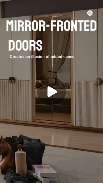 innteriordesigner Wardrobe Compartment Ideas, Hidden Mirror In Wardrobe, Mirror In Wardrobe, Wardrobe Inside Design Storage, Wardrobe Compartment, Wardrobe Inside Design, Wardrobe Storage Ideas, Hidden Mirror, Sleek Wardrobe