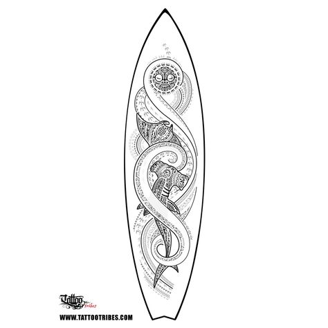 Great Hammerhead Shark Drawing, Shark Surfboard, Surfboard Tattoo Ideas, Surf Board Tattoo Design, Surf Board Designs Surfboard Art, Surf Board Drawing, Surf Tattoo Ideas, Surf Tattoos, Surfboard Tattoo