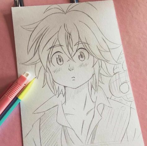 Los fanarts de anime sin duda son los mejores, se que estás aquí buscando los mejores artistas de dibujos anime. MELIODAS el dragón de los 7 pecados Capitais se deja dibujar con el mejor profesionalismo. Este artista, dibuja para nosotros. #draw #drawing #meliodas #nanatsunotaizai #fanart Itachi Kakashi, Kakashi Sharingan, Naruto Sketch, Manga Drawing Tutorials, Anime Drawing Books, Naruto Sasuke, Seven Deadly Sins Anime, 7 Deadly Sins, Anime Drawing