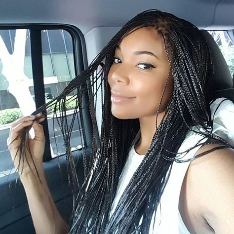 Micro Braids Styles, Braids Blonde, Micro Braids Hairstyles, Faux Loc, Individual Braids, Peinados Recogidos, Micro Braids, Gabrielle Union, Crochet Braids Hairstyles