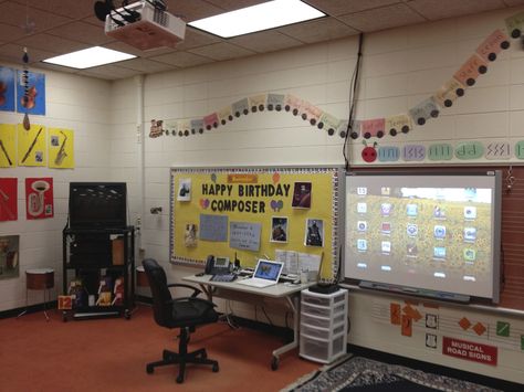 Teacher Goals, Elementary Music Room, Elementary Music Activities, Music Classroom Decor, School Tv, Ipad Stuff, Classroom Lesson Plans, Music Rooms, Music Classes