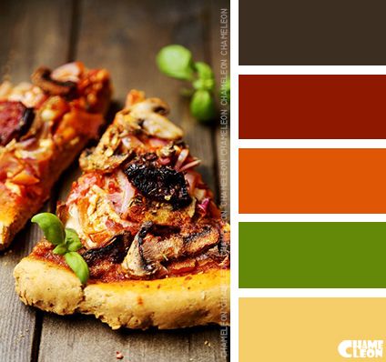 Color Palette Italian Color Palette, Food Colors Palette, Pizza Poster, Red Color Palette, Pizza Chef, Pantone Palette, Retro Color Palette, Pub Design, Food Branding