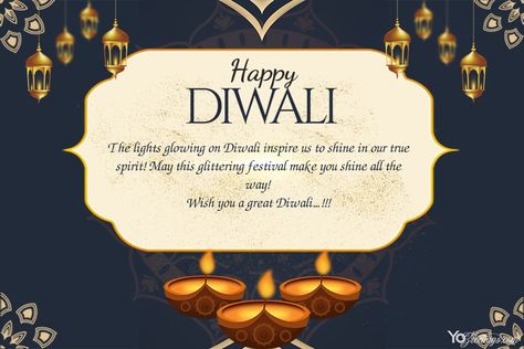 Luxury Diwali Greeting Card Template Diwali Wishing Card Design, Diwali Wishing Card, Happy Diwali Aesthetic Wishes, Happy Diwali Aesthetic, Diwali Wishes Card, Diwali Greetings With Name, Diwali Greeting Cards Images, Diwali Greetings Quotes, Deepavali Greetings Cards