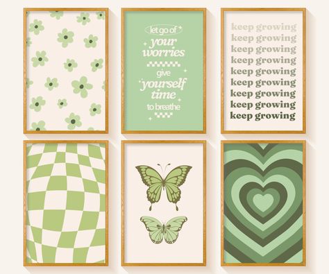 Aesthetic Wall Decor Pictures Printable, Pastel Green Room Aesthetic, Aesthetic Green Posters For Bedroom, Aesthetic Posters Wall Decor Green, Danish Pastel Posters Green, Pastel Poster Green, Danish Pastel Room Aesthetic Posters, Wall Art For Green And Blue Pastel Rolm, Purple And Mint Greenand Blush Posters