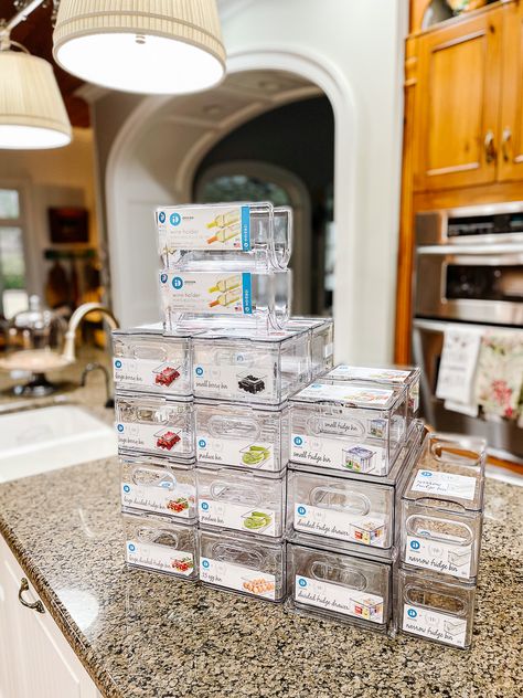 Organizing My Refrigerator, Organizing Ideas Refrigerator, Organized Refrigerator Ideas, Refrigerator Organization Containers, Refrigerator Ideas, Freezer Organization, Refrigerator Storage, Small Fridges, Fridge Storage