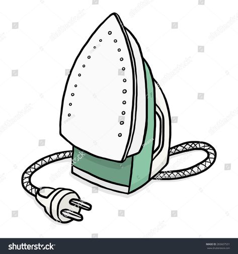 electric iron \u002F cartoon vector and illustration, hand drawn style, isolated on white background. #Ad , #spon, #cartoon#vector#illustration#electric Triangle Manifestation, Electricity Drawing, Iron Illustration, Electric Drawing, Iron Drawing, Sewing Machine Drawing, Friendship Pictures, Electric Iron, Aphmau Fan Art