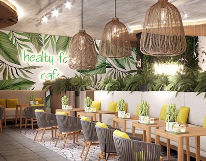 Check out new work on my @Behance profile: "HEALTHY FOOD CAFE concept for interior design cafe" http://be.net/gallery/92191245/HEALTHY-FOOD-CAFE-concept-for-interior-design-cafe Healthy Restaurant Design, Healthy Cafe, Green Cafe, Rattan Weaving, Cafe Concept, Healthy Restaurant, Coffee Shops Interior, Cafe Interior Design, Food Restaurant