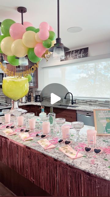 BACHELORETTE DECORATIONS & BALLOON ARCHES on Instagram: "Margaritas & Matrimony 🍹💍 Salt, Lime, Tequila..Repeat!   Trending most popular bachelorette theme of 2024 is Margaritas & Matrimony! Congratulations to the bride to be 💍🫶🏻   #bachelorettetheme #margaritas #bacheloretteweekend #bacheloretteparty #bachelorette #margs #margarita #2024bride #fyp #trending" Classy Margarita Party, Margarita Bar Bachelorette Party, Margs & Matrimony Decor, Marks And Matrimony Bachelorette Party, Marks And Matrimony Bachelorette Decor, Margarita Party Decorations, Margs & Matrimony Bachelorette Theme, Margs And Matrimony Bridal Shower Ideas, Margs And Matrimony Bachelorette Bags