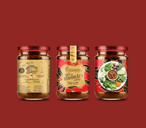 Pamonthaa on Packaging of the World - Creative Package Design Gallery Jam Packaging, Biscuits Packaging, Packaging World, Ideas For Design, Spices Packaging, Fruit Packaging, Jar Packaging, Chilli Paste, Packaged Food