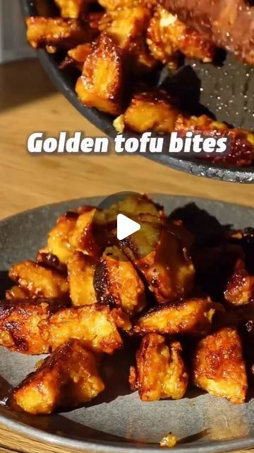 Veganfoodscoop | Food for everyone 🌱 | GOLDEN TOFU BITES 🌱 

You don’t have to be a chef to make tofu taste good! This is one of my new favorite ways to prepare it. 😋
Much love... | Instagram Tofu Bites, Tofu Recipes Vegan, Meatless Main Dishes, Vegan Meal Plans, Low Fodmap Recipes, Vegan Cookbook, Vegetarian Cooking, Tofu Recipes, Vegan Dishes