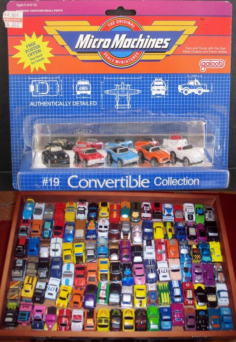 OMG I miss Micro Machines. I would still collect them if they were still in production. Vintage Toys 1980s, 80’s Toys, Childhood Things, Old School Toys, Micro Machines, Popular Toys, 80s Toys, 90s Childhood, 90s Nostalgia