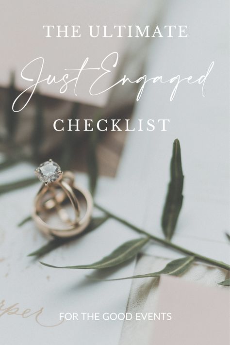 10 Month Engagement Timeline, Post Engagement Checklist, Just Engaged Checklist, Free Stuff When You Get Engaged, Newly Engaged Checklist, Just Got Engaged Now What, Engaged Checklist, Engagement Party Planning Checklist, Engagement Party Checklist