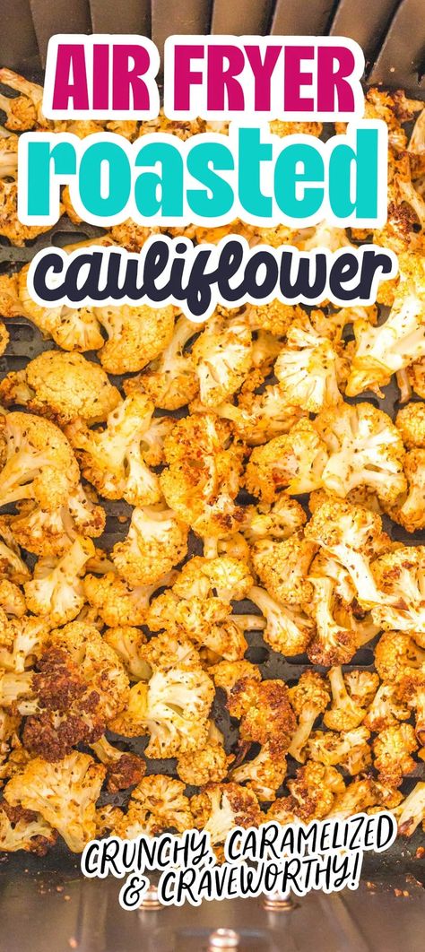 Roast Cauliflower In Air Fryer, Roasted Cauliflower In Air Fryer, Califlower Recipes Airfry, Roasted Cauliflower Air Fryer, Cauliflower Recipes Air Fryer, Cauliflower Air Fryer Recipes, Air Fry Cauliflower, Air Fryer Cauliflower Recipes, Cauliflower In Air Fryer