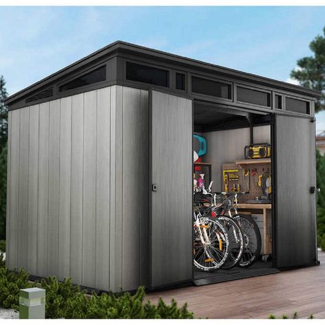 Keter Sheds, Resin Sheds, Outdoor Garden Storage, House Pool, Outdoor Bathroom, Storage Sheds, Tool Sheds, Outdoor Storage Sheds, Luz Natural