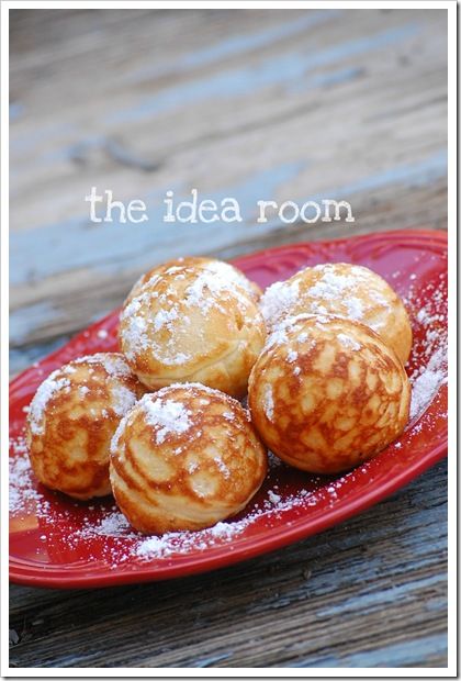 Aebelskivers Recipe, Aebleskiver Recipe, Scandinavian Food, Idea Room, Danish Food, Breakfast Brunch Recipes, Breakfast Treats, Breakfast Dishes, Yummy Breakfast