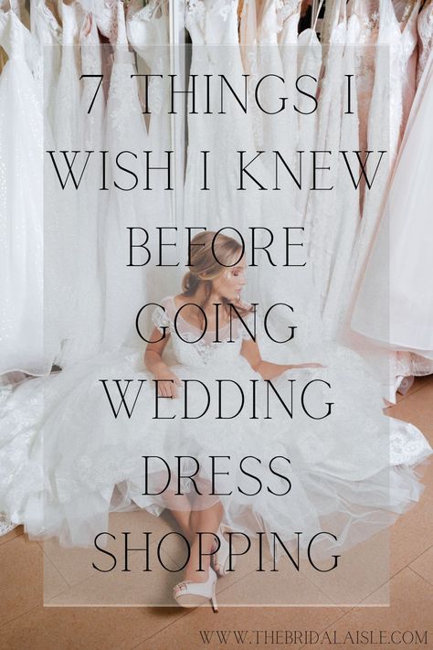 This post will tell you what to expect and will give you advice on what to do while you're shopping for the perfect dress #wedding #bridetobe #weddingadvice #weddingplanning #weddingdress #dressshopping #weddingblog #bridalblog What To Wear When You Go Wedding Dress Shopping, Wedding Dress Guide Style, What To Expect When Wedding Dress Shopping, Wedding Dress Shopping With Daughter, What To Wear Bridal Dress Shopping, Trying On Wedding Dresses Outfit, What Shoes To Wear With Wedding Dress, Dress Shopping Outfit Bride, Wedding Dress Fitting Party Ideas