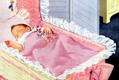 Americana Nursery, Vintage Baby Pictures, Vintage Baby Gear, Baby Bedroom Furniture, Vintage Baby Nursery, Vintage Nursery Decor, Baby Changing Tables, Baby Car Seat, Baby Room Art