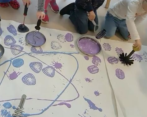 Magnificent, Messy Mashers! Mark Making Early Years, Toddler Stem, Emergent Curriculum, Nursery Activities, Messy Play, Camping Art, Reggio Emilia, Themed Crafts, Baby Art