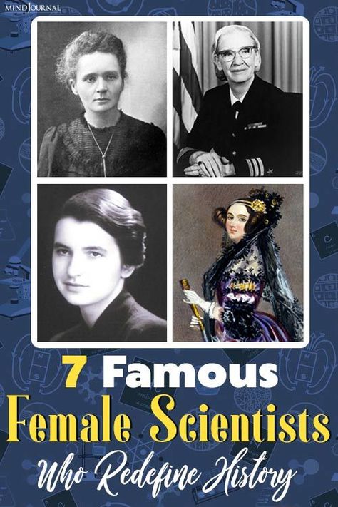 Discover the incredible stories of 7 famous female scientists who made significant contributions to the scientific world! Most Influential Women, Most Influential People, Italian To English, Barbara Mcclintock, Types Of Scientists, Famous Women Scientists, James Watson, Rosalind Franklin, Understanding Women