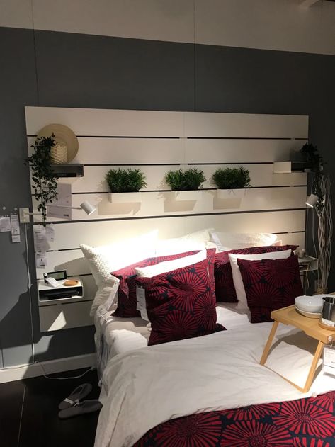 Nordli Headboard Ideas, Nordli Ikea Bed, Nordli Headboard, Ikea Nordli Bed, Nordli Bed, Nordli Ikea, Bed Headboard Ideas, Ikea Headboard, Tiny Apartment Living