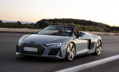 2019 Audi R8 Spyder Audi R8 Convertible, Mini Cabrio, Audi Tt Roadster, Audi R8 Spyder, Audi A, Fiat 500c, Audi R8 V10, Luxurious Cars, Mazda Mx 5