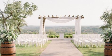 Canyonwood Ridge | Venue, Dripping Springs | Price it out Canyonwood Ridge, Simple Wedding Arch, Night Wedding Reception, Hill Country Wedding Venues, Hill Country Wedding, Celestial Wedding, Wedding Spot, Wedding Reception Locations, Dripping Springs