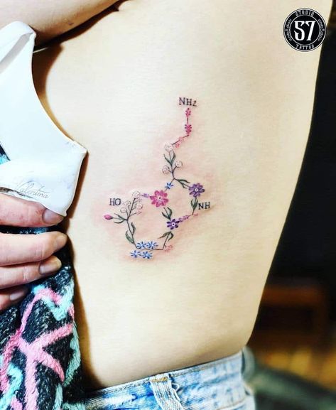 Top 81 Best Serotonin Tattoo Ideas - [2021 Inspiration Guide] Serotonin Molecule Tattoo, Chemical Tattoo, Dopamine Tattoo, Psychology Tattoo, Serotonin Tattoo, Resilience Tattoo, Chemistry Tattoo, Secret Tattoo, Science Tattoos