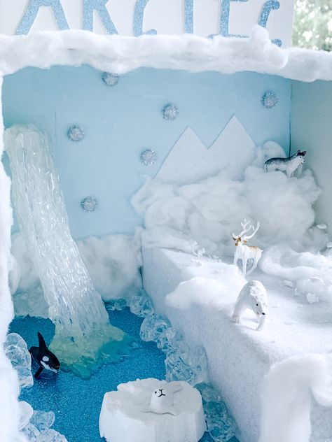 Arctic Tundra Biome Project, Igloo Diorama, Diorama Arctic, Habitat Diorama Project, Ecosystems Diorama, Penguin Project, Habitat Diorama, Habitat Project, Penguins Project