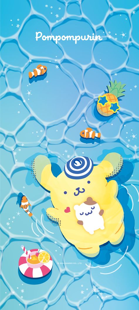 Rilakuma Wallpapers Iphone, Pompompurin Lockscreen, Pom Pom Purin Wallpaper, Rilakuma Wallpapers, Pompompurin Wallpaper, Aoi Mukou, Wallpaper Sanrio, Sanrio Wallpapers, Pom Pom Purin