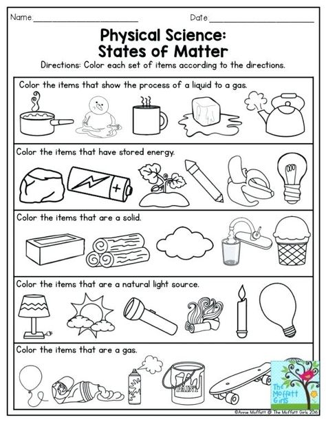 Kindergarten Intervention, Grade 2 Science, Grade 3 Science, States Of Matter Worksheet, Kindergarten Assessment, Letter Book, Summer Kindergarten, Matter Worksheets, Second Grade Science