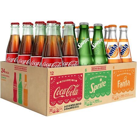 Coca-Cola de Mexico Variety Pack (12oz / 24pk) - Sam's Club Mexican Coke, Best Freeze Dried Food, Coca Cola Drink, Coca Cola Bottles, Marketing Poster, Green Glass Bottles, Coke Bottle, Sports Drink, Summer Refreshments