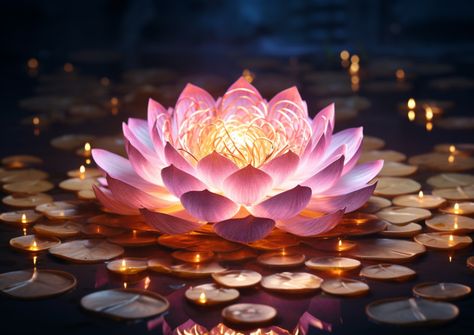 Lotus Diya for Diwali Diya Images, Indian Lamps, Festival Style Wedding, Diwali Pictures, Diya Lamp, Navratri Festival, Diwali Diya, Architecture Background, Beautiful Flowers Photography