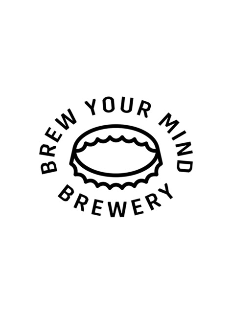 Brew Your Mind Brewery craft beer logo design Brewery Logo Design Inspiration, Brewery Logo Design, Brewery Branding, Beer Merch, Beer Branding Design, Craft Beer Logo, Vintage Brewery, Beer Logo Design, Brewery Logo